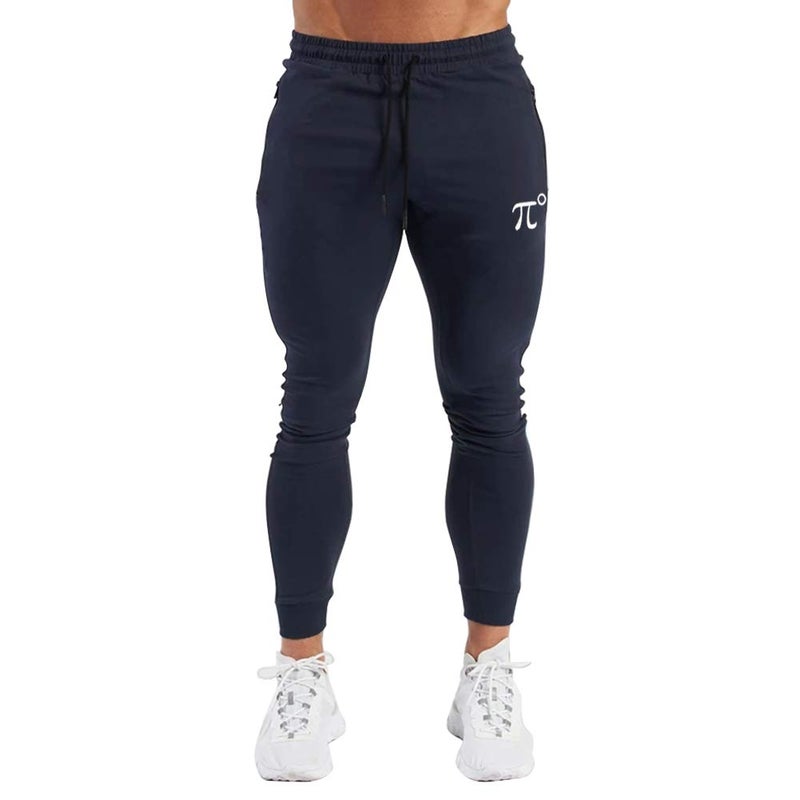 PIDOGYM Men's Track Pants,Slim Fit Athletic Sweatpants Joggers Trousers with Zipper Pockets - Image 2